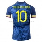 Colombia 2021 Landslag Carlos Valderrama 10 Fotballdrakter Bortedraktsett Kortermet..